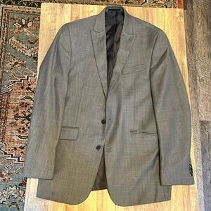 Kenneth Cole Reaction Gray Blazer 40L 33W